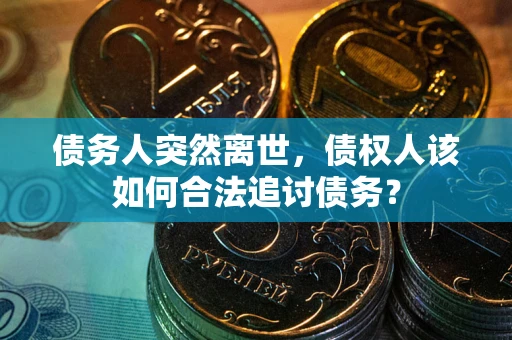 武汉债务人突然离世，债权人该如何合法追讨债务？