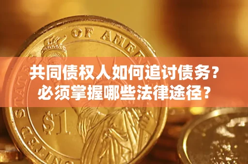 武汉共同债权人如何追讨债务？必须掌握哪些法律途径？