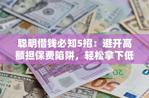 武汉聪明借钱必知5招：避开高额担保费陷阱，轻松拿下低息贷款
