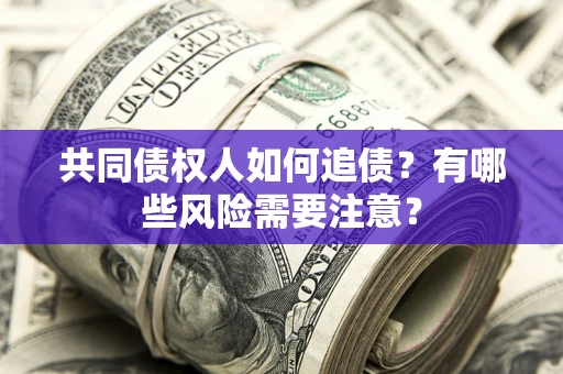 武汉共同债权人如何追债？有哪些风险需要注意？